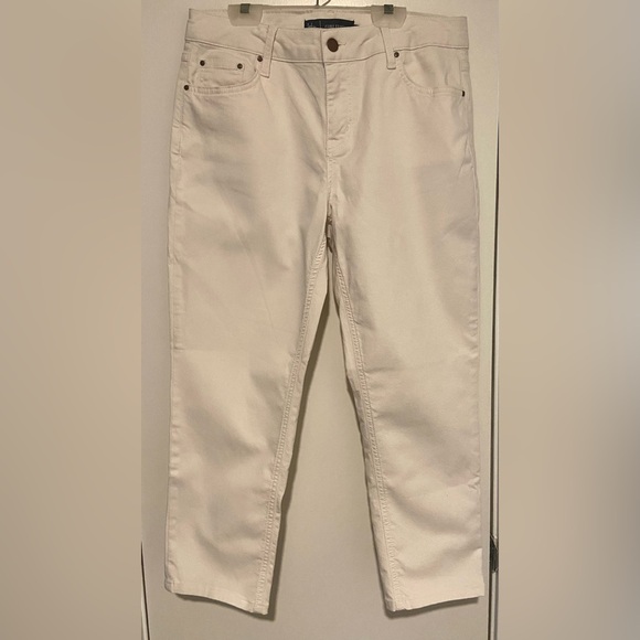 Boden Denim Women's Girlfriend Straight Leg Jeans - Creamy White 10P - Picture 1 of 4
